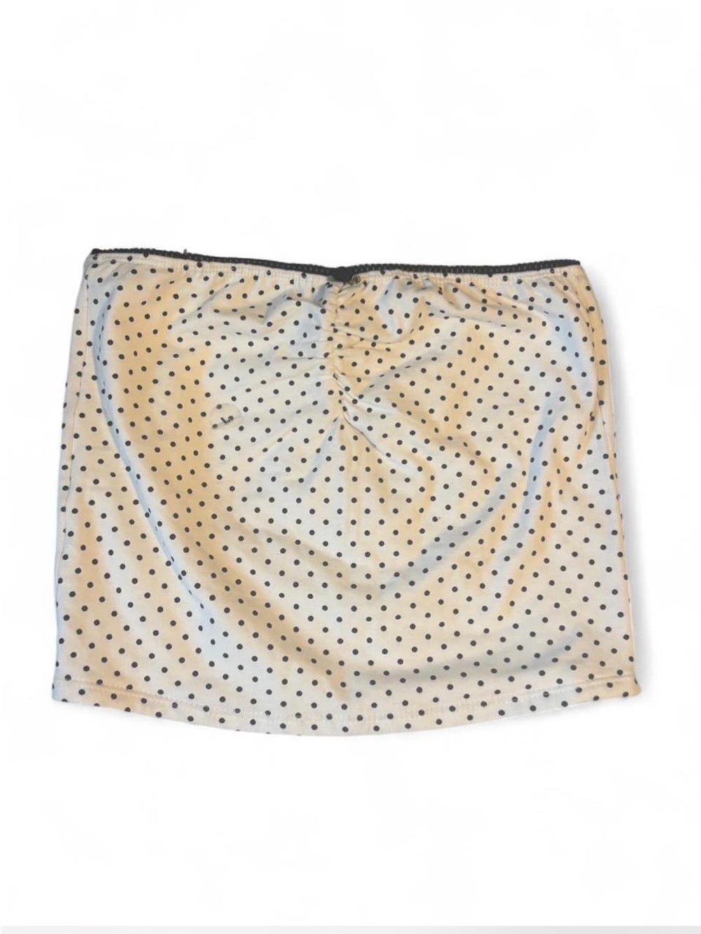 Full Tilt Black Polka Dot Tube top
